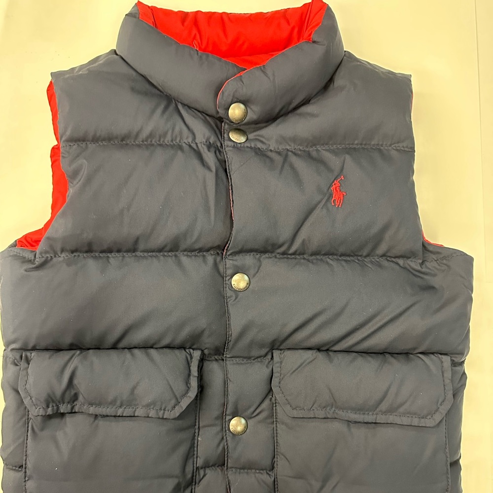 Boys size 4/5 Reversible Ralph Lauren Puffer Vest